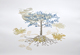 tree art chine colle print susan graham